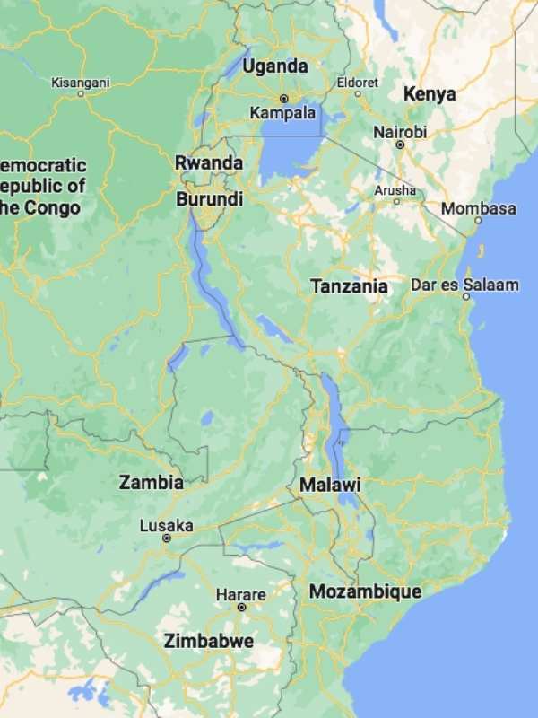 Cartina Tanzania Cartina Tanzania