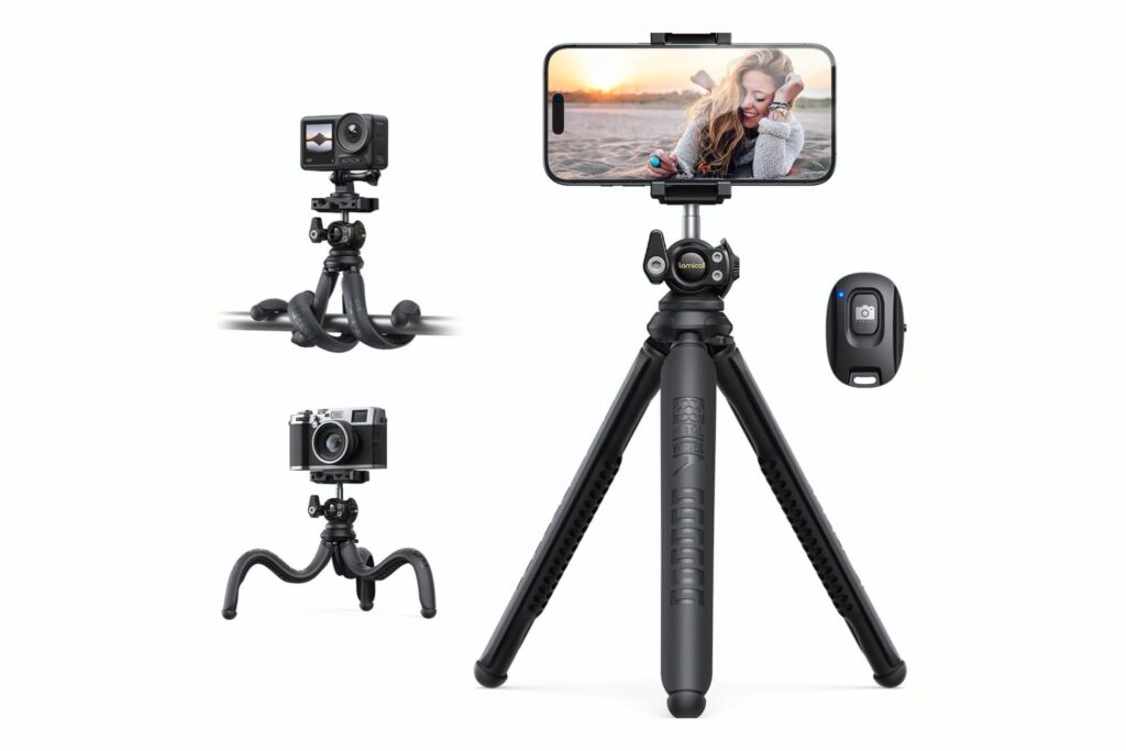 Lamicall Treppiede Flessibile 3 in 1: Cattura Ogni Angolo delle Tue Avventure