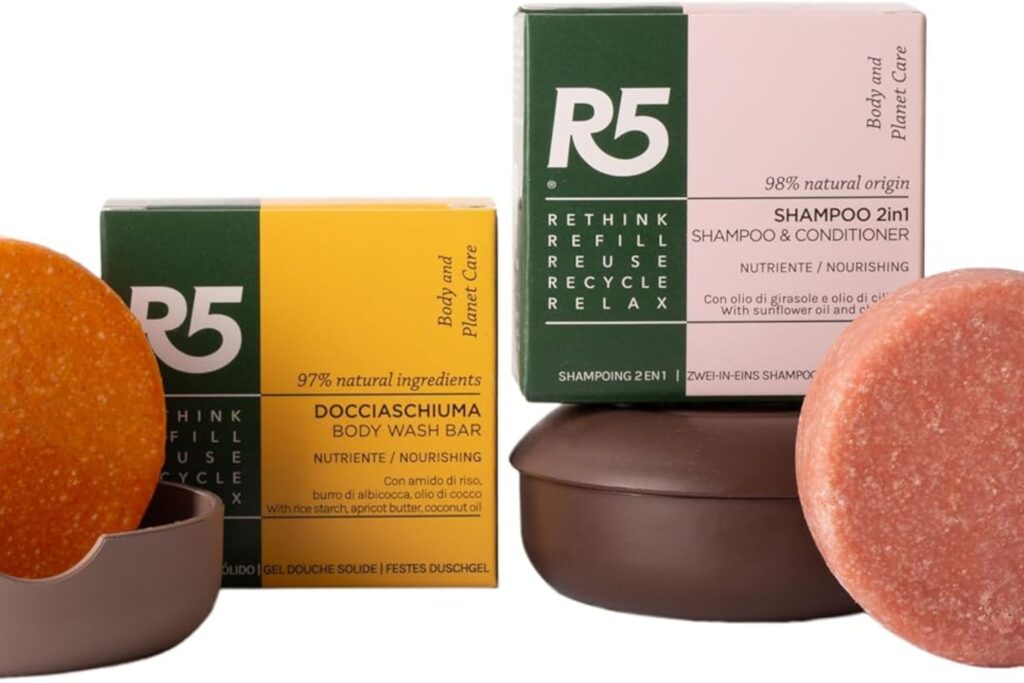 Kit Shampoo 2-in-1 Solido e Docciaschiuma Solido